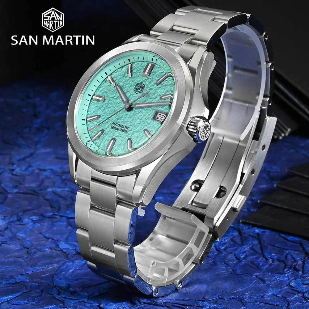 San Martin Original 2024 New Gada Fashion Sport Watch 39mm NH35 Automatic Mechanical Men Watches Dress Waterproof 100m Luminous