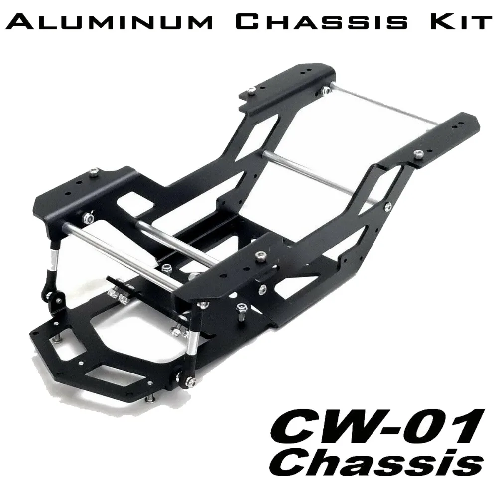 Aluminum Chassis Frame Kit Fit for TAMIYA CW01 Chassis Lunch Box/Unimog 406 58499 Mitsubishi Montero #58547 Midnight Pumpkin