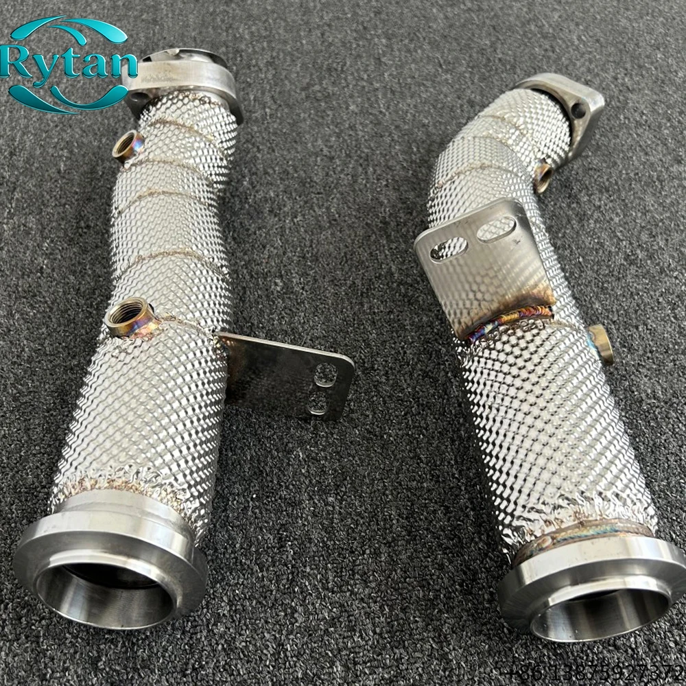 

Выхлопная система Rytan 304 из нержавеющей стали Valvetronic с прямыми трубами и даунпайпом для C43