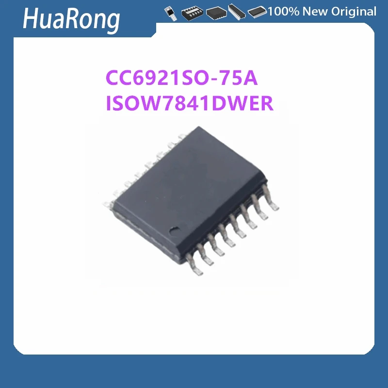 10Pcs/Lot  CC6921SO-75A CC6921 ISOW7841DWER ISOW7841 SOP16