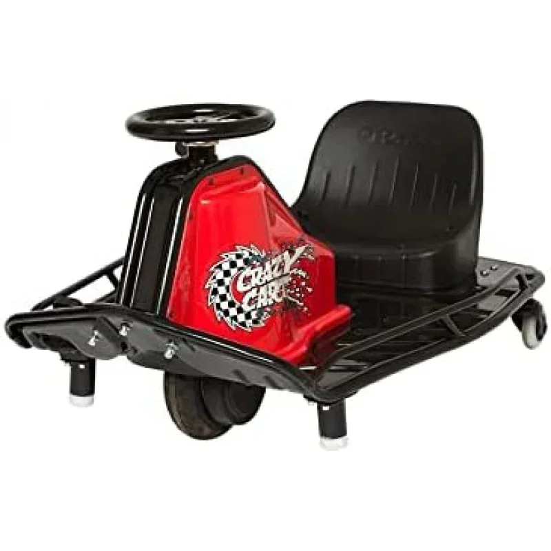 

A Crazy Cart - 24V Electric Drifting Go Kart - Variable Speed, Up to 12 mph, Drift Bar for Controlled Drifts