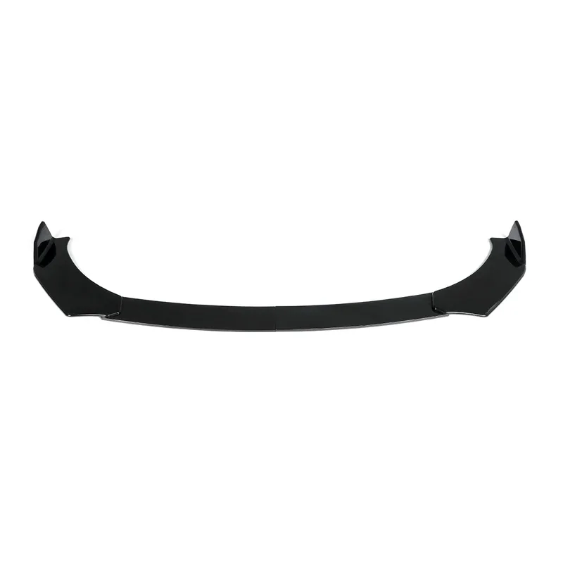 Universal Front Bumper Lip Spoiler Splitter For Ford Mustang GT 2014-2022 w/ Support Strut Rod Body Kit Guards Car Accessories