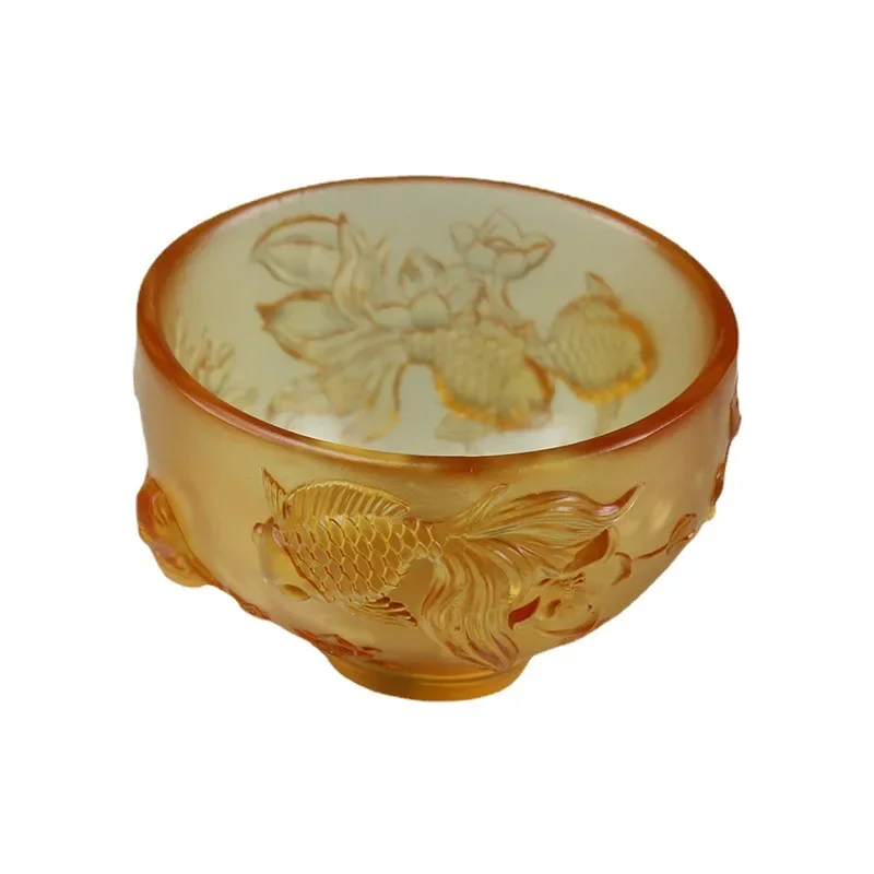

Ancient glass bowl pair insurance company anniversary business souvenir glass tableware teacup