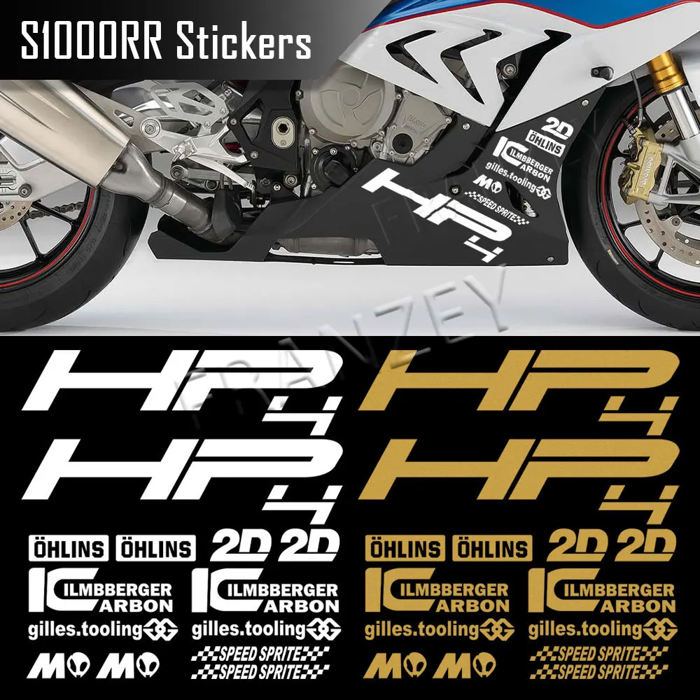 Motorcycle Decal Lower Fairing Lower Shell Stickers Waterproof For S1000RR S1000 RR 2015 2016 2017 2018 HP4 Sticker