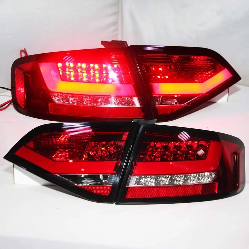 For Audi A4L B8 LED Strip Back Lamps Fit For Original Car With Already Red White 2009 to 2012 Year SN