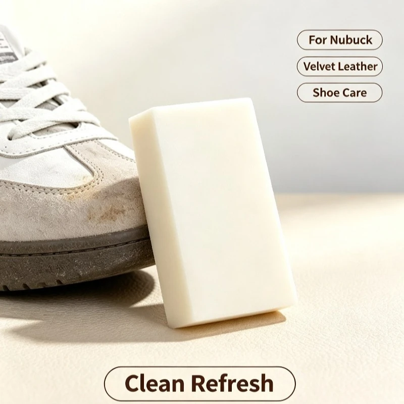 Portable Suede Nubuck Leather Cleaner Eraser Dry Stain Remover Rubber Cleaning Tool for Velvet Sneakers Boots Shoe Care