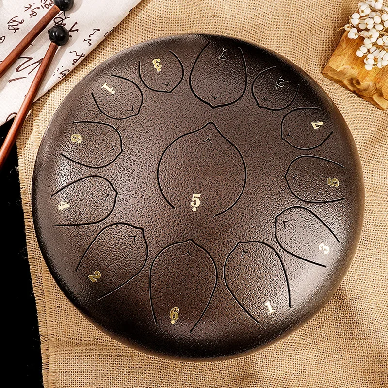 Spirit Drum 12 Inch 13 Tones One Piece Agency Drum Colorless Dustless Drum Steel Tongue Drum 15 Tones Sports And Entertainment