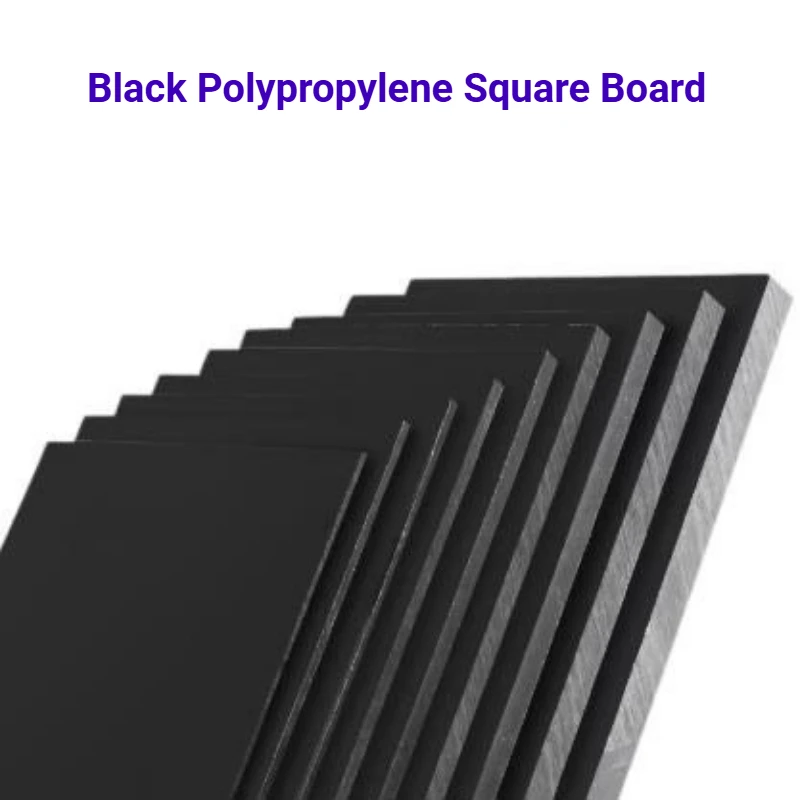 1/2/5pcs Thickness 5/6/8/10/12/15/20mm Black Polypropylene Plastic Board Wear-resistant PP Gasket Nylon Fiberboard