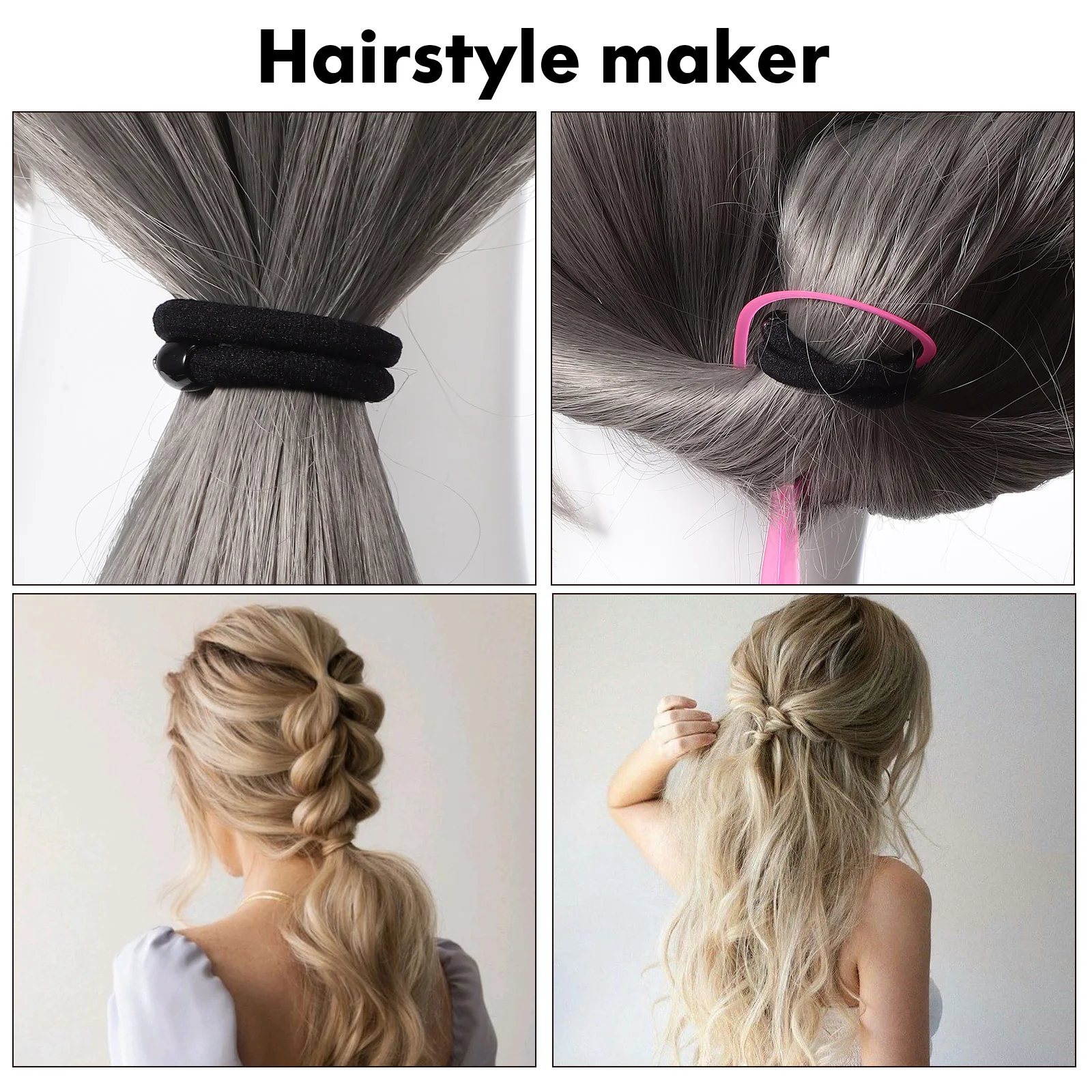 

Bun Making Set Accessories for Women Doughnuts Hair Tools Styling Makers Headgear