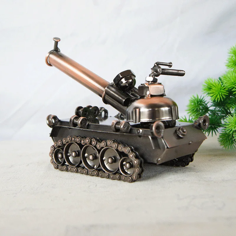 完成した金属製の装飾品,戦車の手工芸品,家やオフィスの装飾,レトロな装飾品,軍事モデル,選択を送る
