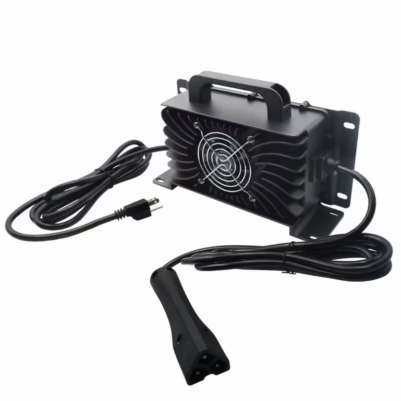 LNLEE Custom Car Golf Cart Smart 900W 48V 12A Lithium Ion Battery Charger Waterproof Aluminium Alloy Case OTP OVP Protection