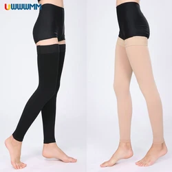 1Pair Thigh High Footless Compression Sleeves Women Long Support Socks Shaper Support Stockings Thigh High compression
