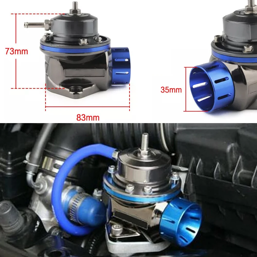 Samochód wyścigowy Greddi Fv Bov 40mm Aluminiowy zawór pływakowy Zawór wydmuchowy Pływający zawór Adapter Konstrukcja Intercooler Zestaw bramy taliowej