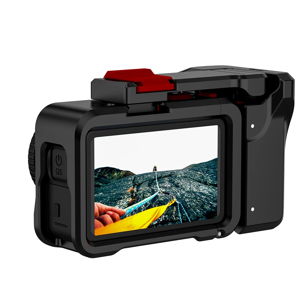 DJI OSMO ACTION 6용 보호 커버 케이스 알루미늄 합금 거리 사진 촬영 충격 방지 마운트 세트