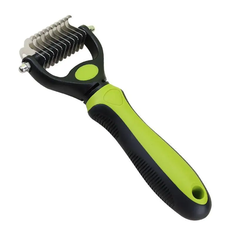 

Professional painless detangling technology inner-curved smooth blade head two-way stainless steel blades floating blade head