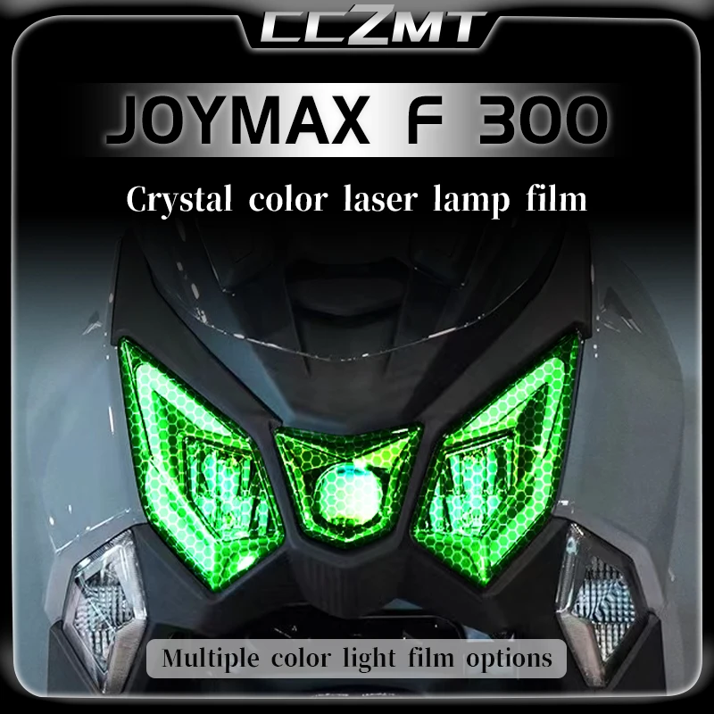 

For SYM Joymax F300 headlight transparent protection film honeycomb laser modification accessories