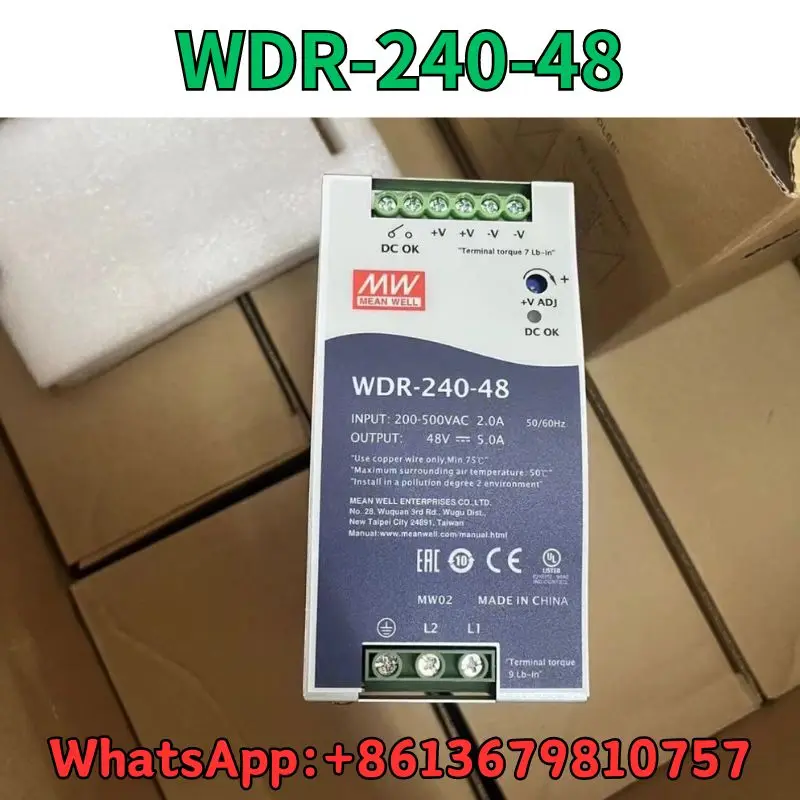 New Power WDR-240-48 Fast Shipping