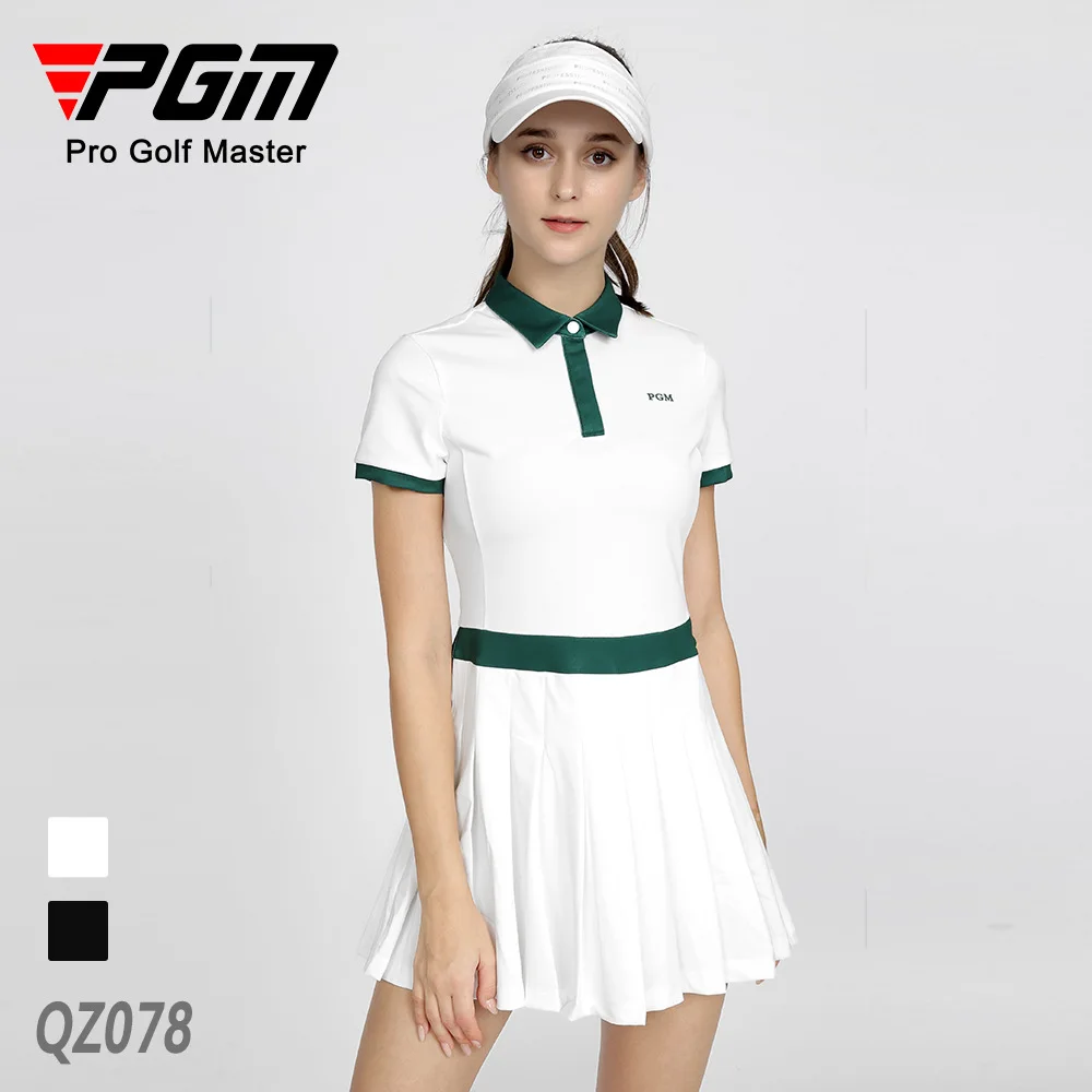 25 PGM Product Golf Ladies Summer Quick-drying Dress Slim Sport Women Pleated Skirt with Anti-exposure Shorts Female Tennis Wear