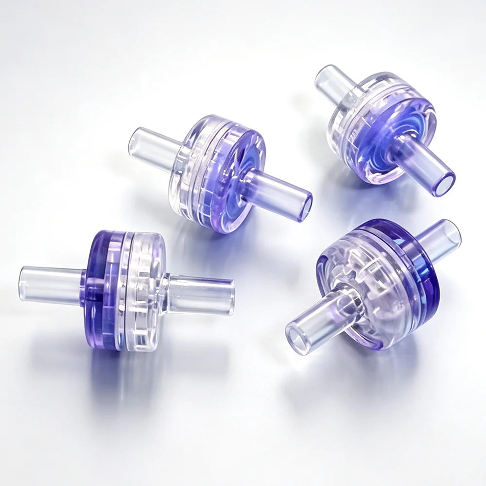 10PCS Plastic Diaphragm Medical Check Valve Non-Reversible One Way Flow Surgical Tool