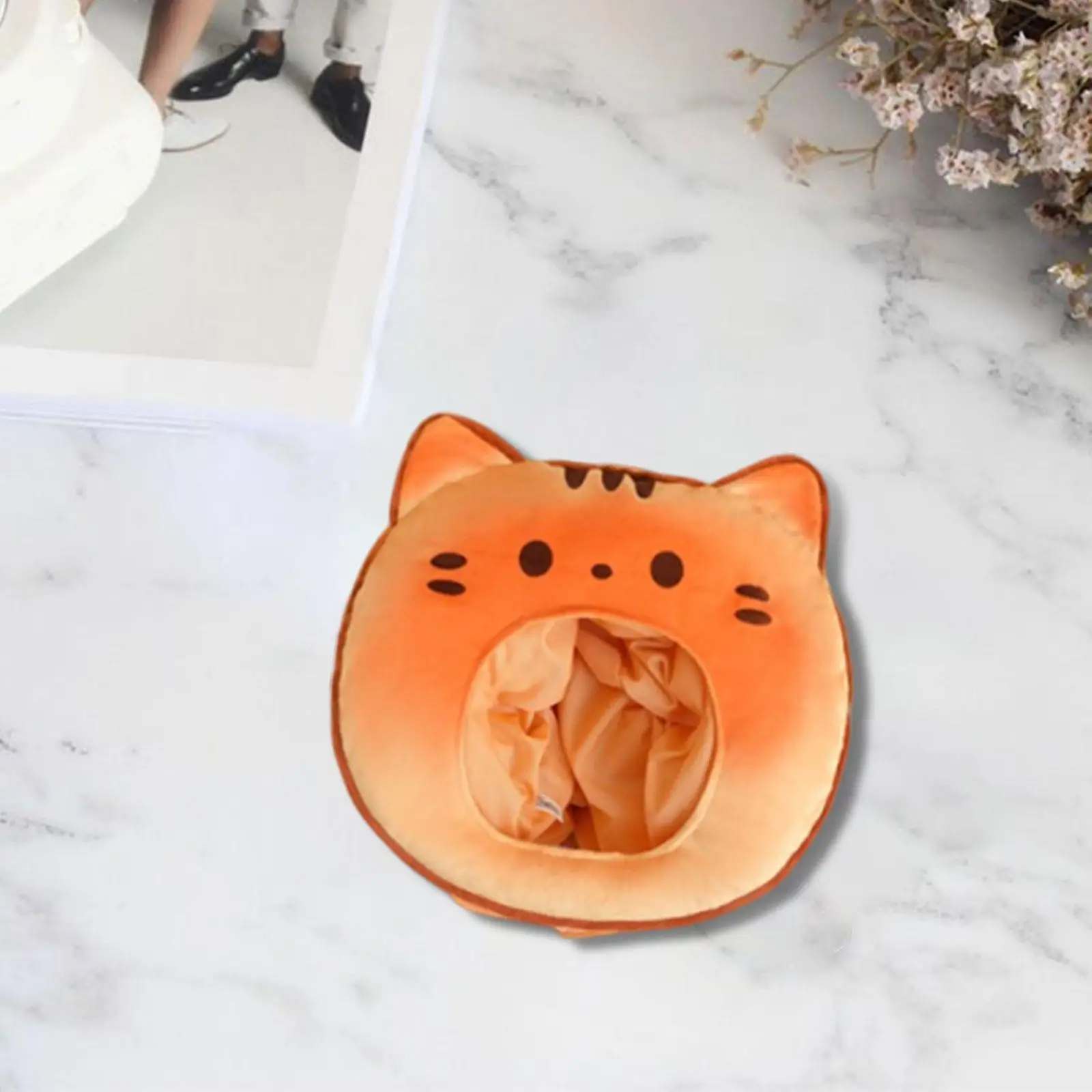 

Plush Cat Headwear Hat Warm Decoration Dress up Headwear Party Cosplay Hat Cute for Carnival Stage Performance Party Role Play