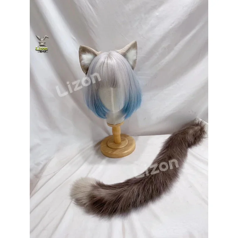 

DY20Lynette Ears and Tailb Set Lynette Moving Ears Game Genshin Impact Lynette Косплей Хэллоуин Пушистый Перезаряжаемый Movign Cat