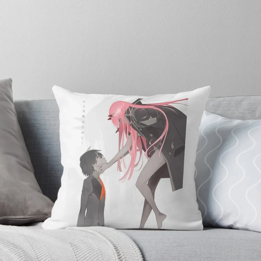 

Darling in the Franxx Throw Pillow Christmas Cushion For Home covers for pillows luxury throw pillow covers Sofa Cushions