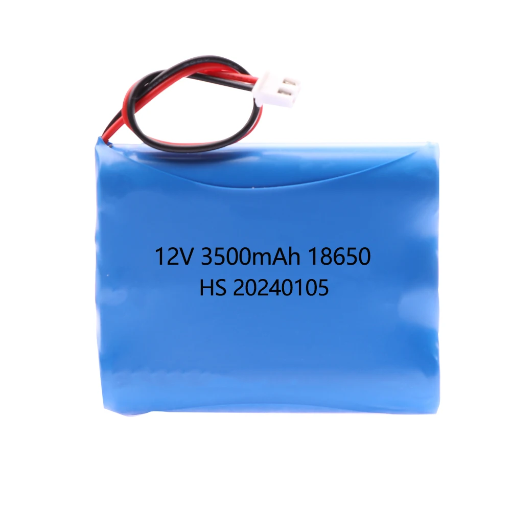 12V 18650 3500mAh lithium-ion Battery pack high capacity 11.1V 18650 upgrade 2600mah battery 12.6 V