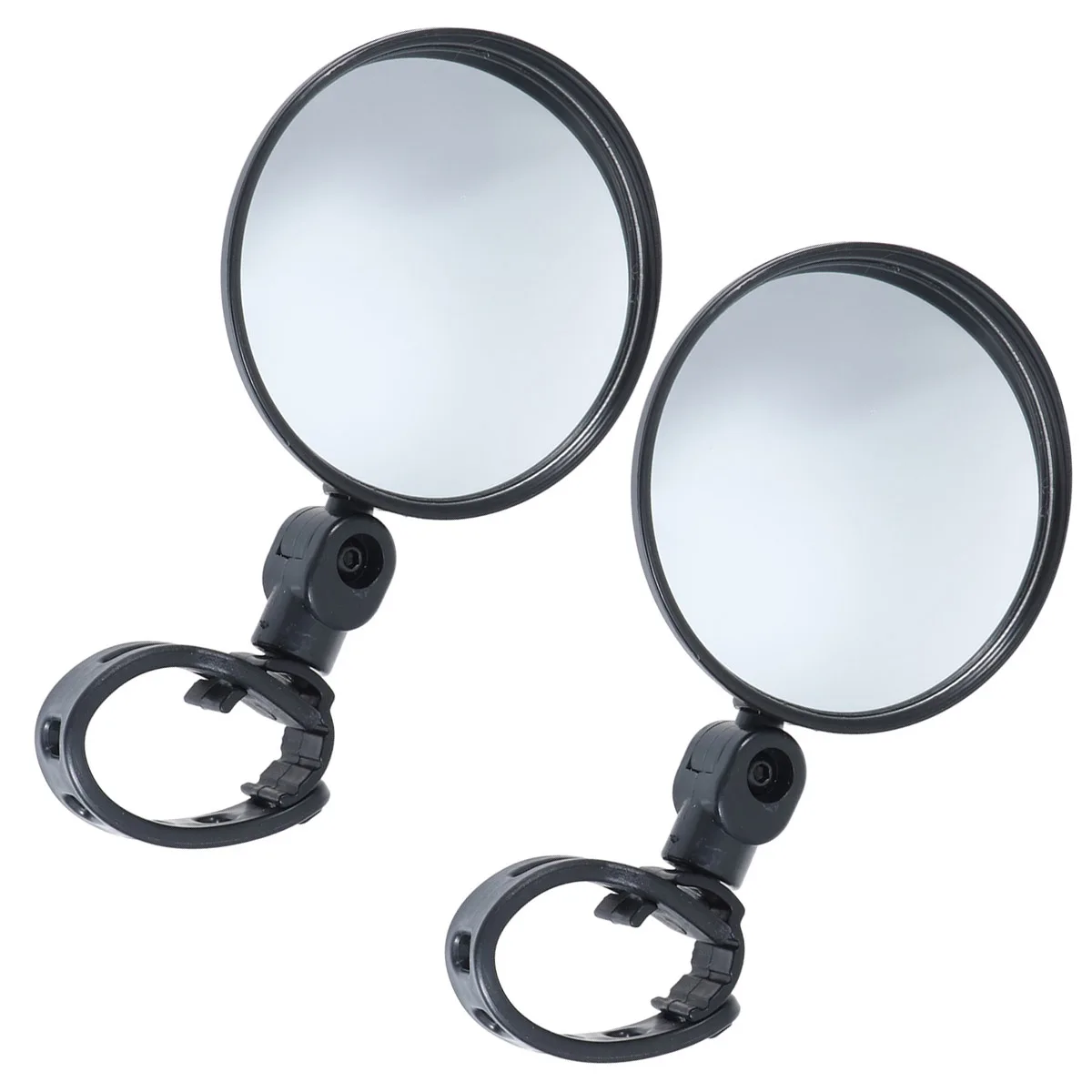 

2Pcs Rearview Handlebar Mirrors Durable Lightweight Compact Design Easy Install for Road Bike Rear View Mirror