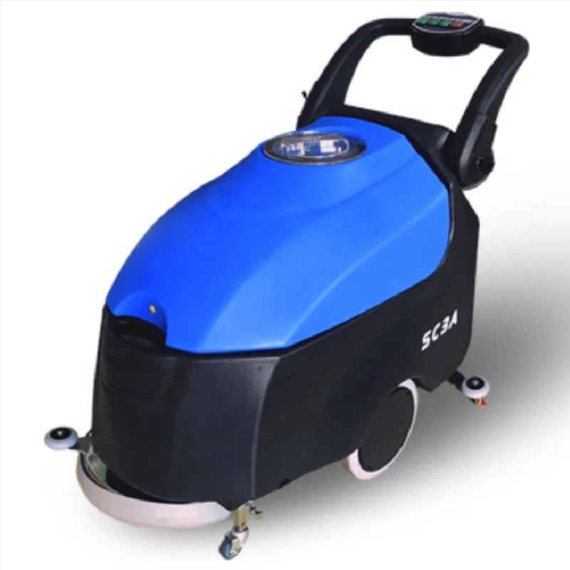 SC3A new solution 168RPM low-noise industrial concrete easy to operate walk behind scrubber burnishing floor cleaning machine