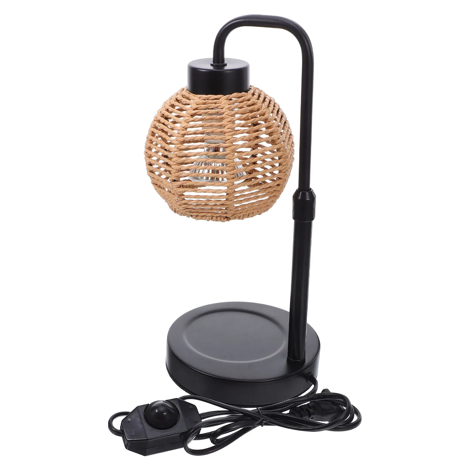 

Adjustable Wax Melt Warmer Lamp Dimmable Scented Candles Aromatherapy Decorative Linen Shade Cozy Ambiance Home Fragrance