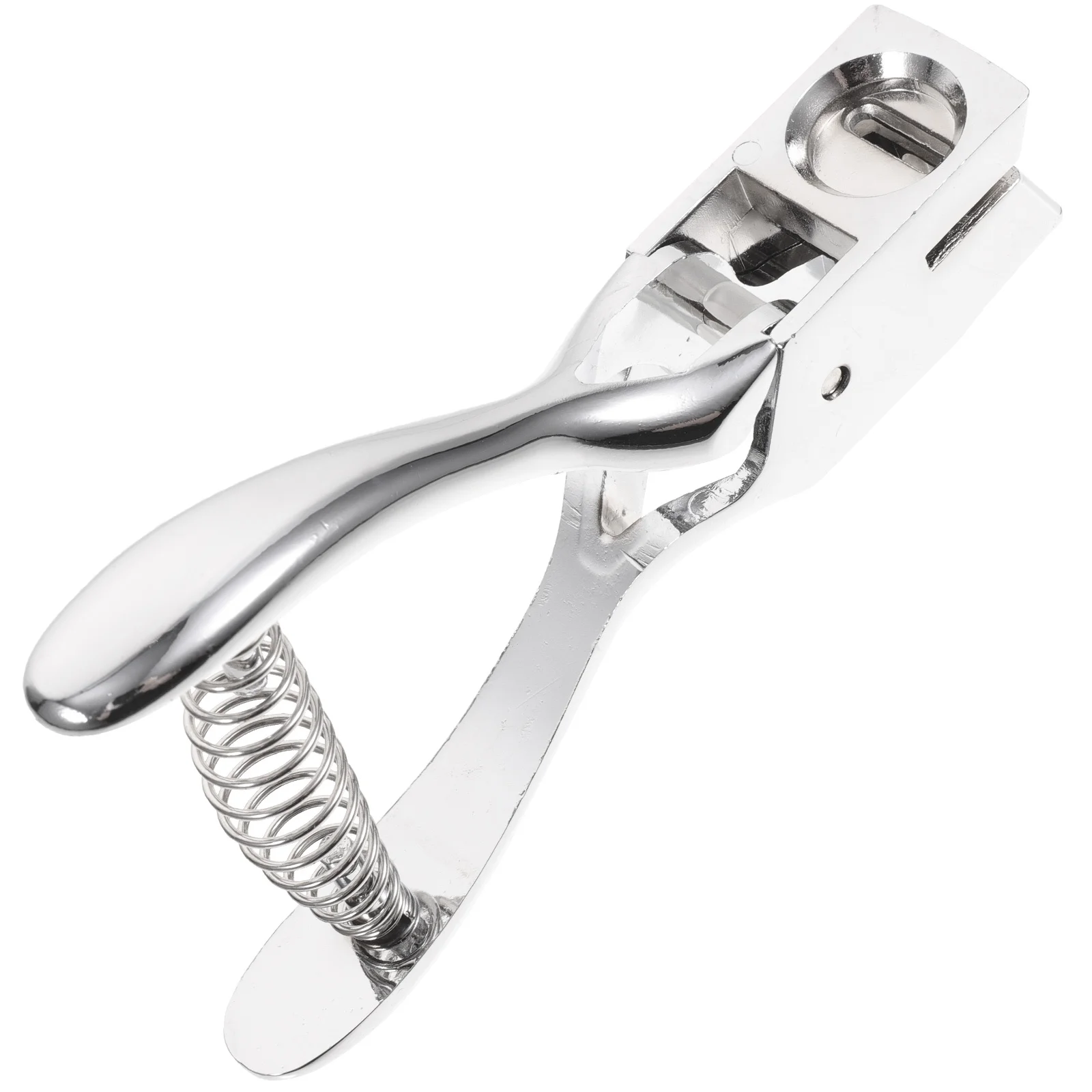 الثقيلة يده ثقب الناخس لبطاقات الهوية ورقة كرافت العلامات البلاستيك دليل واحد البيضاوي أداة تخريم مكتب المدرسة المنزل #6