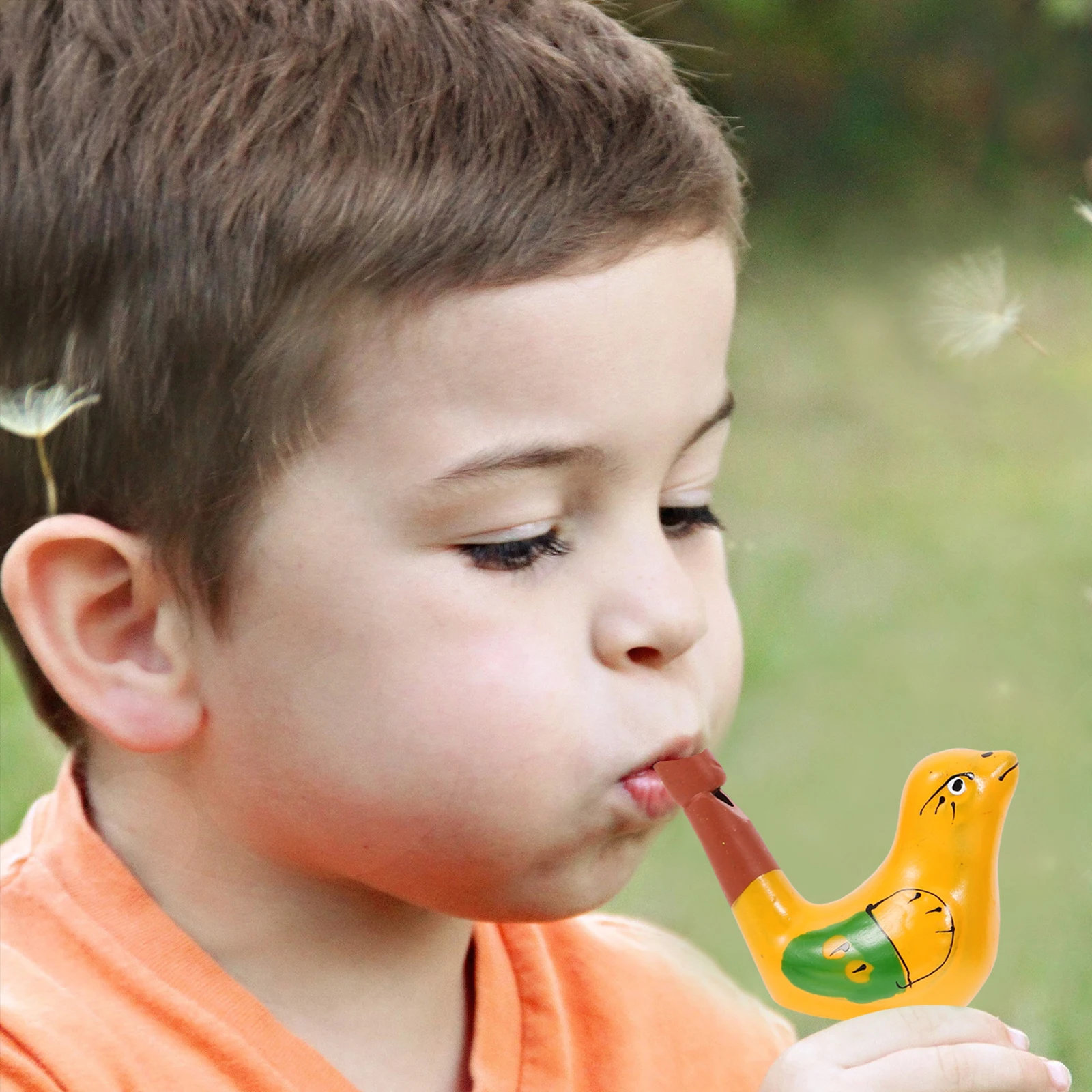 

6 Pcs Ceramics Children's Whistle Set Travel Kids Toys Toddler Bird Caller Whistles
