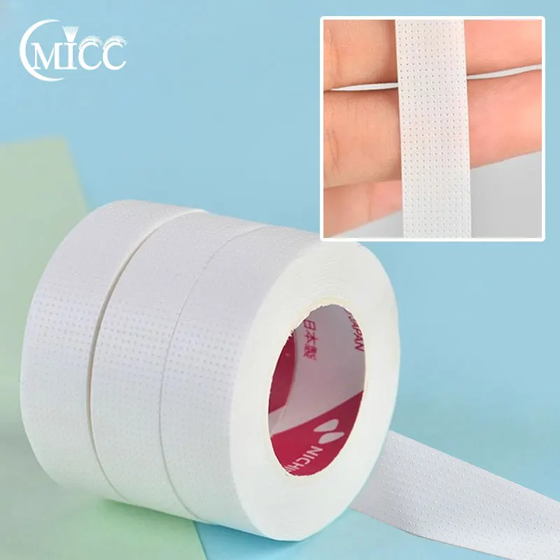 Nastro isolante giapponese per estensione ciglia senza pelucchi sotto i cuscinetti per gli occhi Nastro non tessuto traspirante Patch per ciglia in carta