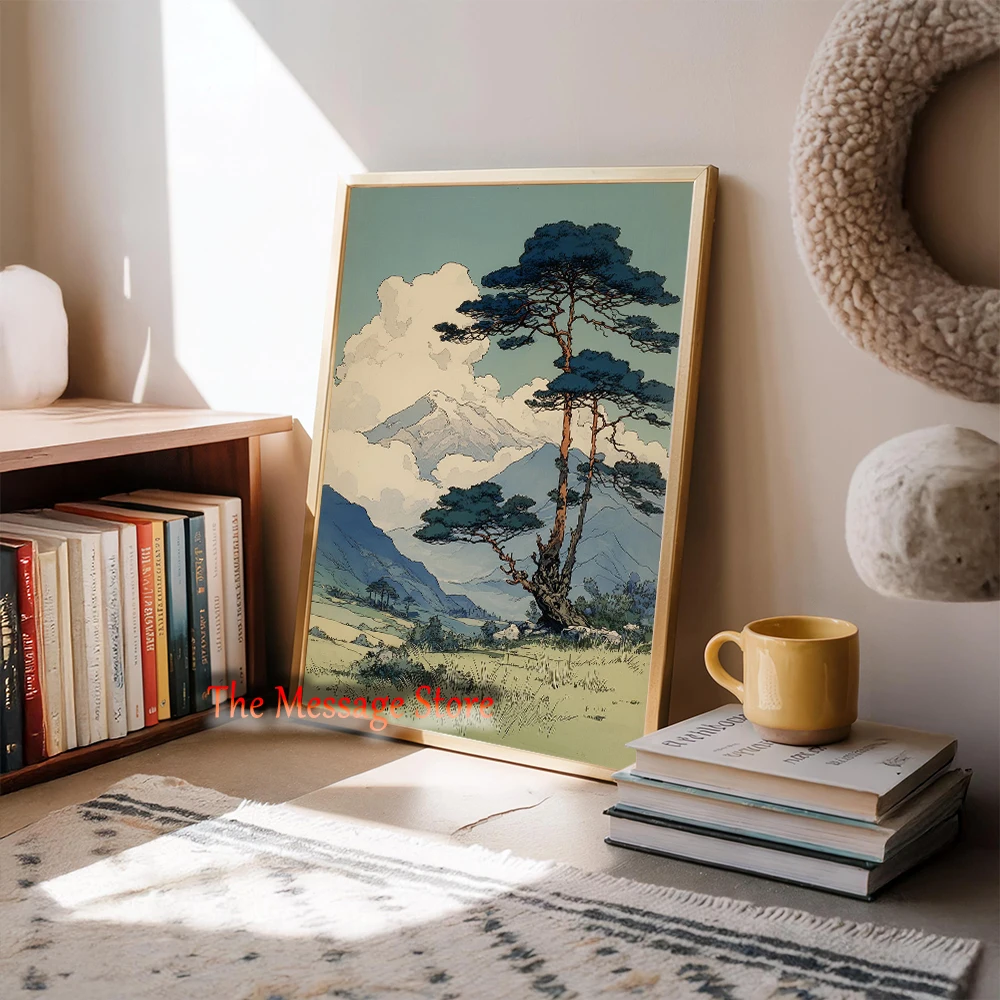 لوحة قماشية لمنظر طبيعي ياباني - مراجعة Japanese Zen Lifestyle وسعره