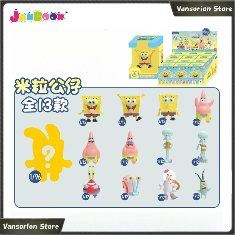 Jandoon Spongebob Squarepants Blind Box Mini Figure Desktop Ornament Collectible Toy For Home Display Decoration