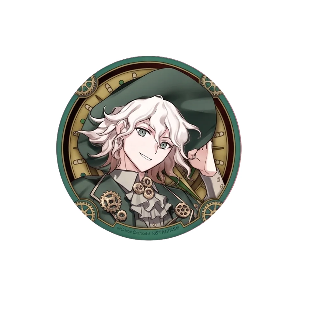 Danganronpa Kyoko Kirigiri Nagito Komaeda Chiaki Nanami Badge Cosplay Cute Anime Acrylic Stand Keychain Backpack Decoration Gift