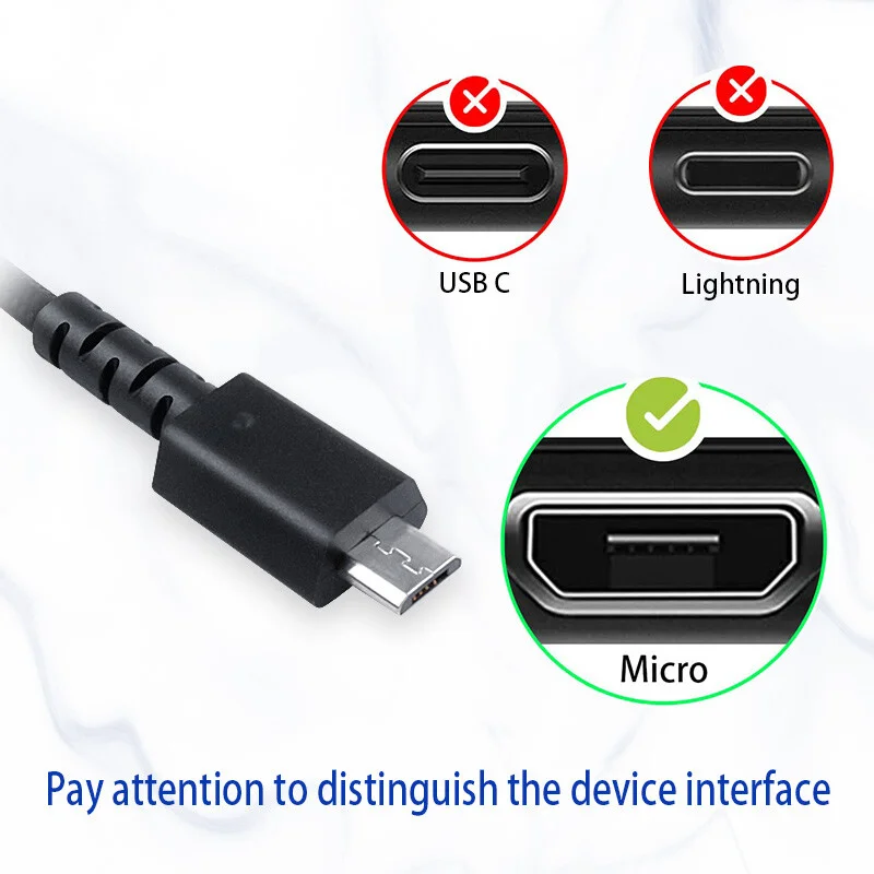 PP+ NEW USB Charging Cable For Logitech G633 G933 G533 Headset G502 LIGHTSPEED Mouse view 3