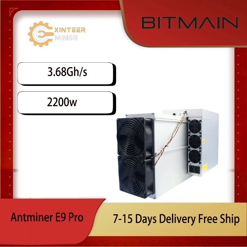 Bitmain-E9 Pro Ethereum Asic Miner, E9 Pro, 3580M, 3680MH/s, 2200W, ETC, ETH, E9pro