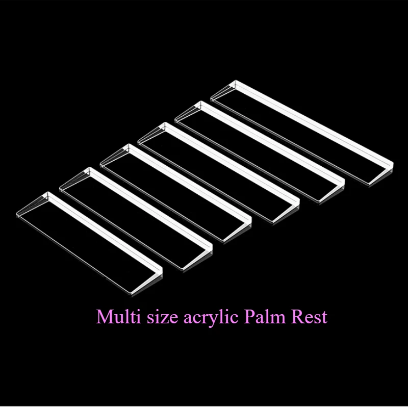 

NEW Acrylic Palm Rest Keyboard Hand Rest Custom Frosted Transparent Wrist Rest Ergonomic Keyboard Pad for Mechanical Keyboards