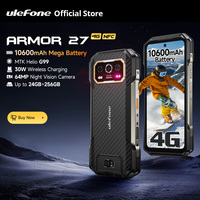 【World Premiere】 Ulefone Armor 27 4G 10600mAh Rugged Phone 24GB+256GB  Android 14 Smartphone 6.78\