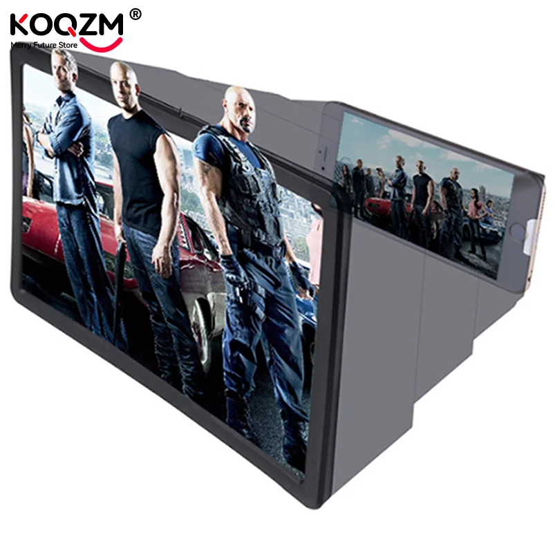 Mobile Phone Screen Magnifier Universal 3D Enlarger Magnifying Video Amplifier Projector Bracket Desktop Holder Stand For Phone