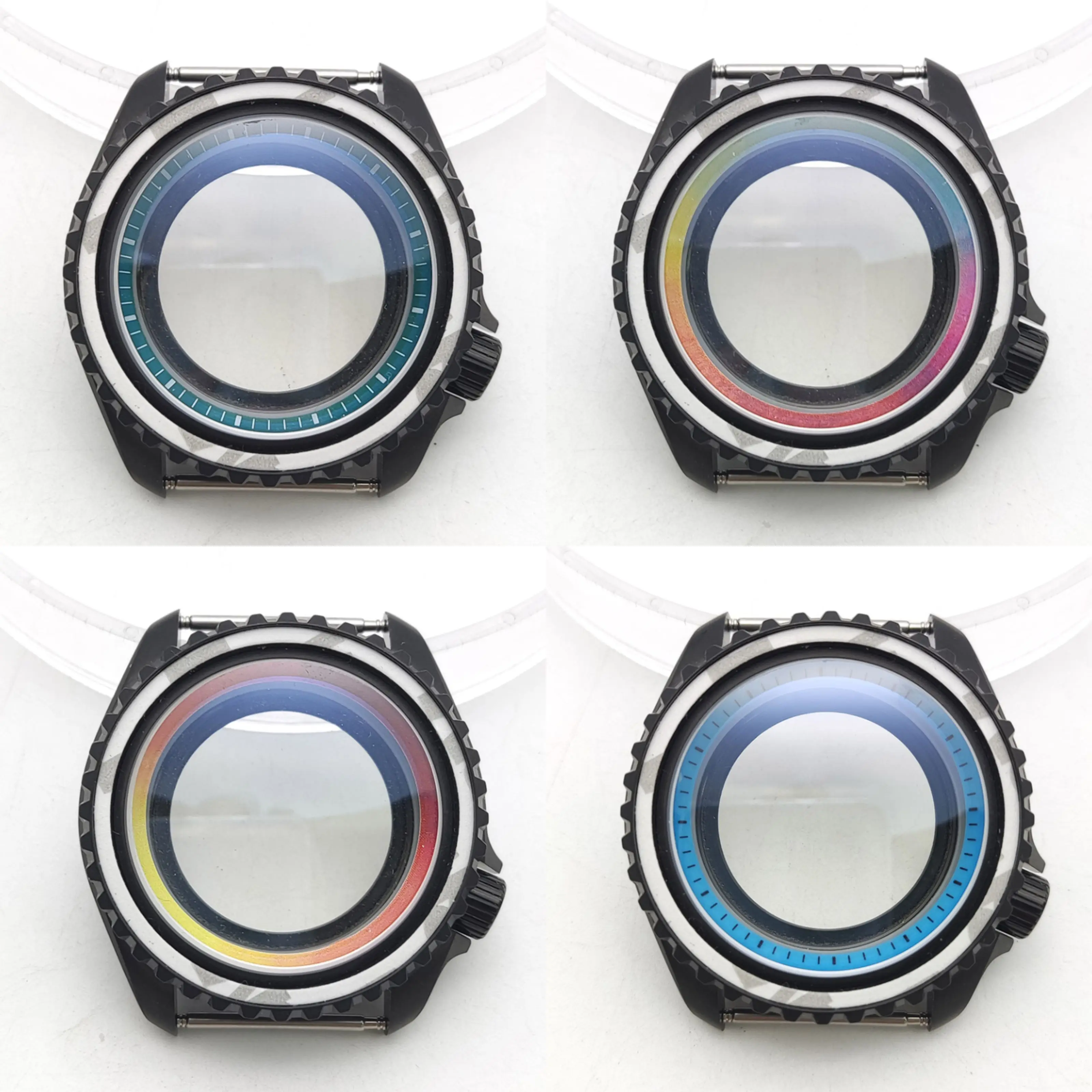 

Высококачественный корпус из черной нержавеющей стали NH35 316L, 42 мм, в сборе с автоматическим механизмом NH35, водонепроницаемость 50 м