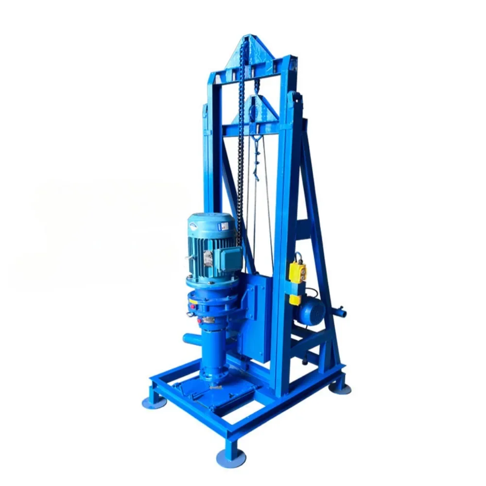 Small household electric lift water well drilling rig irrigation household water well drilling equipment