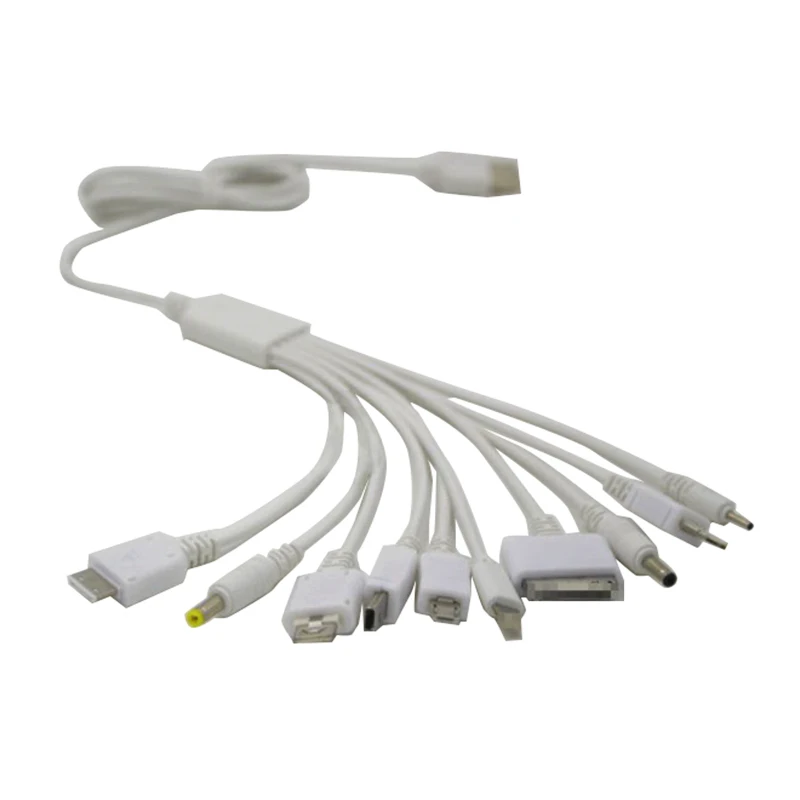 10 in 1  Pin Cable Charger USB Adapter Data Wire For PSP Computer Cables Multifunction USB Data Transfer Cable Universal Multi