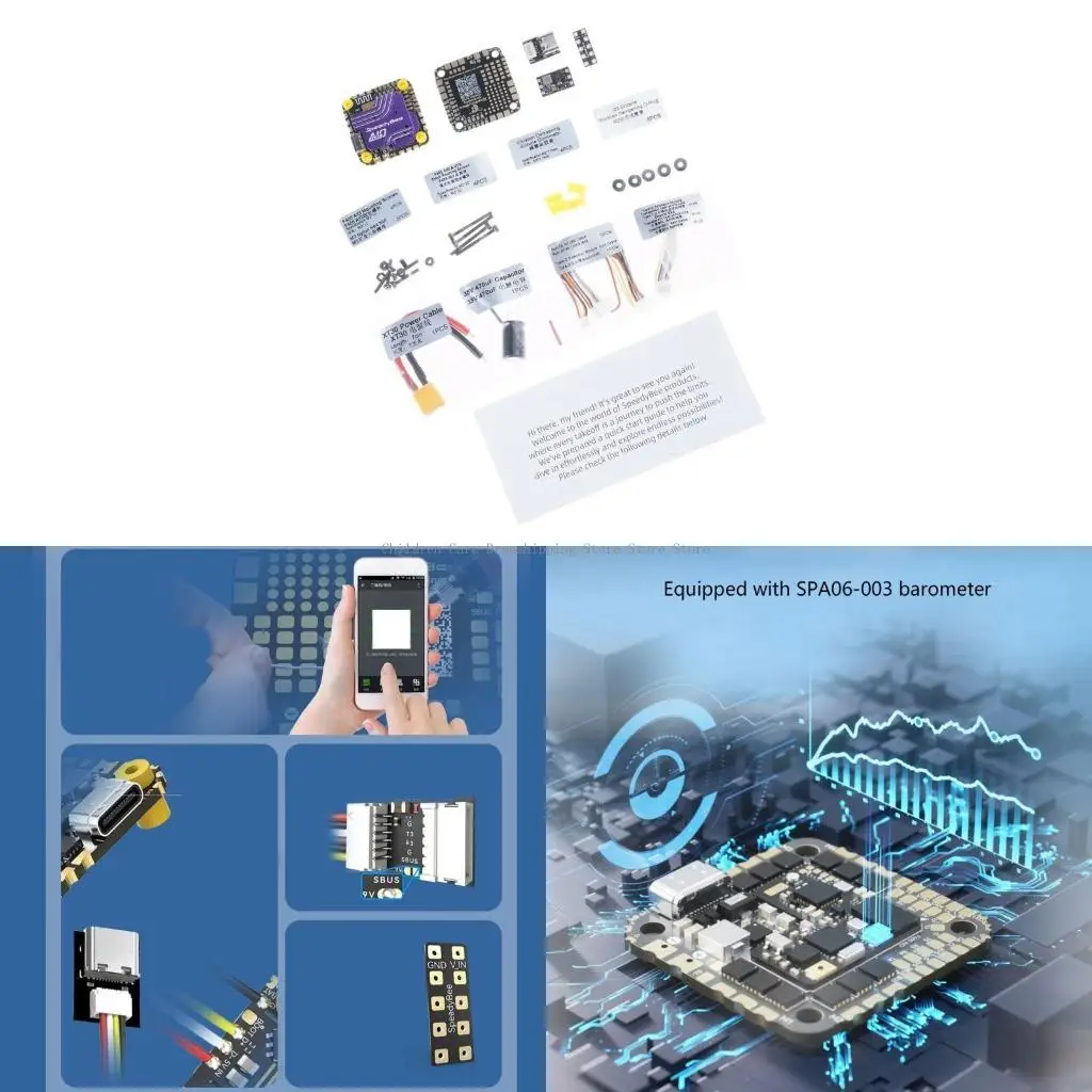 

F405 FPV Flight Controller for Remote Control FPV Fixed-wing 40A F405 Video Transmission