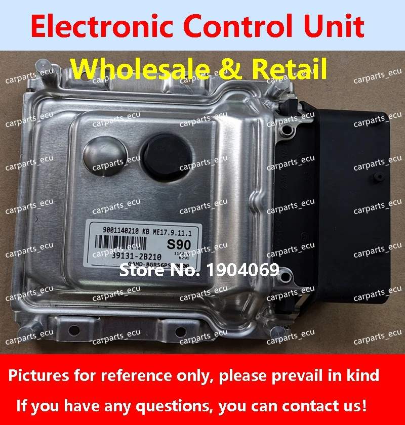 

39130-2B110 S69/39111-03235 BE08 For Hyundai KIA Car Engine Computer Board/ECU/ME17.9.11.1 39131-2B210 S90/39118-2B680 S47A