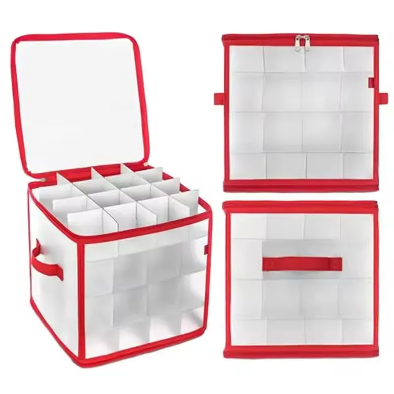 

64/32 Grid Ornament Storage Organizer Jewelry Bead Storage Container Craft Christmas Balls Organizer Thick Toy Storage Boxes