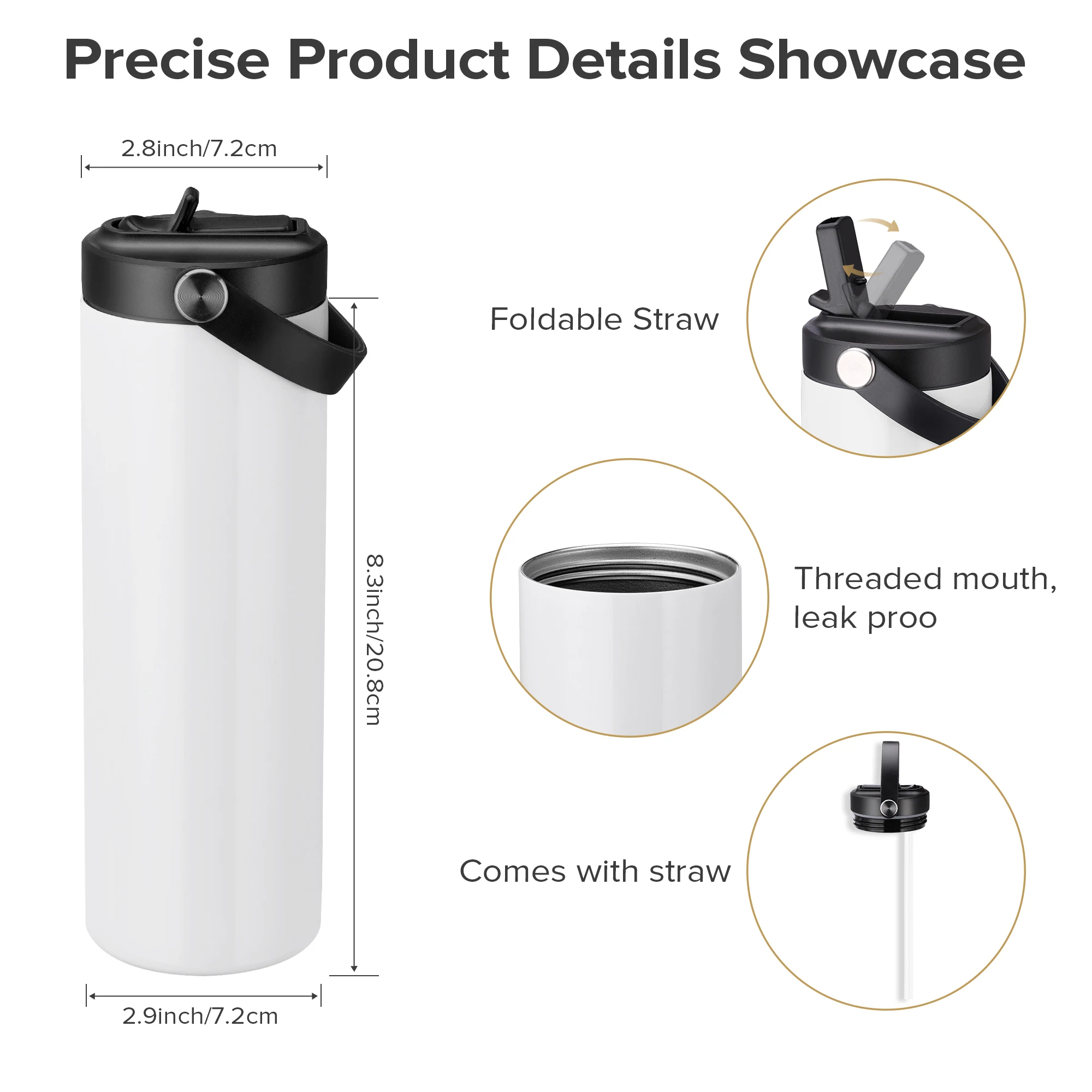 12/25 Pack 20OZ Sublimation Bl - Sublimation Mug Blank recension och pris
