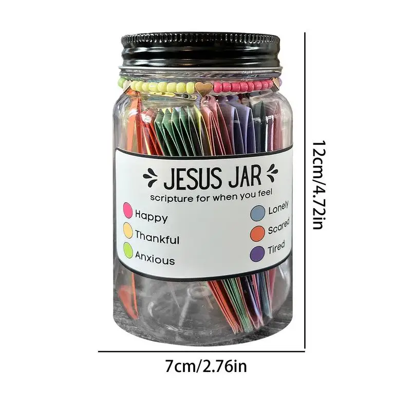 성경 카드 기도 항아리 성경 구절 장식 기독교 성경 항아리 거실 침실 연구 장식 영감