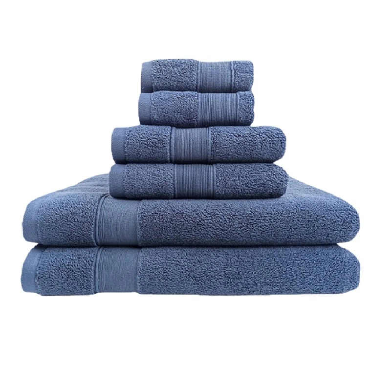 

Ultra Soft 6 Pack Towel Set Contains 2 Bath Towels, 2 Hand Towels & 2 Washcloths